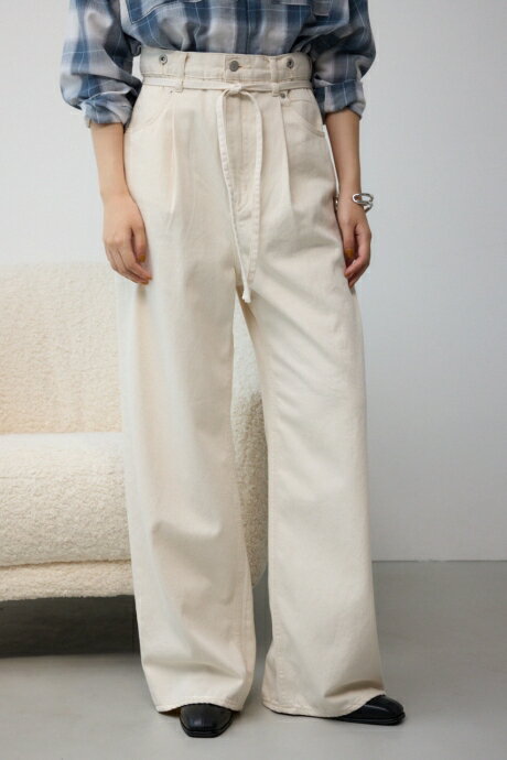 【11月9日（日）23：59まで期間限定価格】サスツキデニムワイドパンツ / AZUL BY MOUSSY/アズール バイ マウジー/レディース/ボトムス デニムパンツ【MARKDOWN】