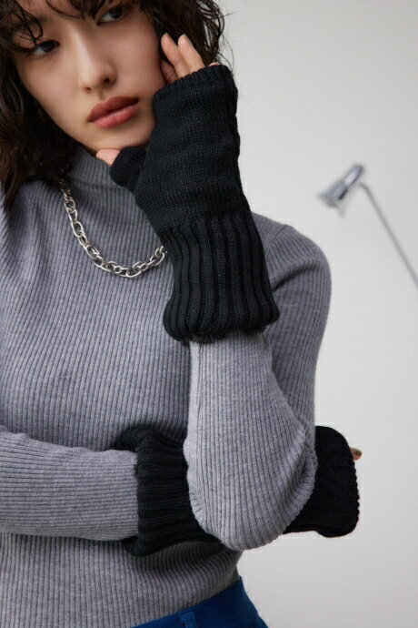 ニットハンドウォーマー / AZUL BY MOUSSY/アズール バイ マウジー/レディース/ファ