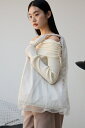 チュールレイヤードトートバッグ / AZUL BY MOUSSY/アズール バイ マウジー/レディース/バッグ バッグ【MARKDOWN】