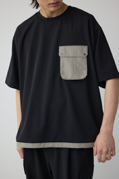 カラースキームドロストTシャツ / AZUL BY MOUSSY/アズール バイ マウジー/メンズ/トップス カットソー