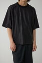 レザーライク半袖Tシャツ / AZUL BY MOUSSY/アズール バイ マウジー/メンズ/トップス カットソー