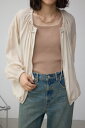 ノーカラーシアーブルゾン / AZUL BY MOUSSY/アズール バイ マウジー/レディース/アウター ブルゾン