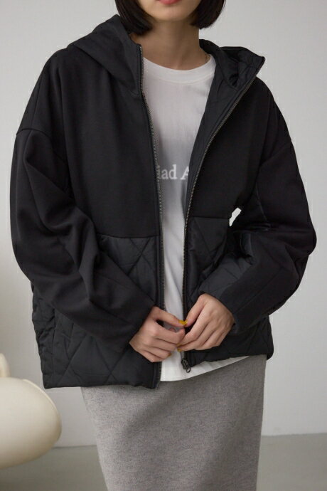 ダンボールドッキングジップパーカー / AZUL BY MOUSSY/アズール バイ マウジー/レディース/アウター ブルゾン