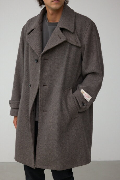 【窪塚洋介さん着用アイテム】ウール混ステンカラーコート / AZUL BY MOUSSY/アズール バイ マウジー/メンズ/アウター コート