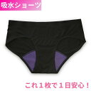 【吸水ショーツ】ムーンパンツ デイタイム カラー:ブラック サニタリーショーツ