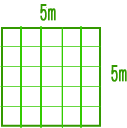 44本(青・茶は48本)野球目防球ネット5M×5M （茶・青・黒・白・シルバーグレー）