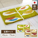 玄関マット カジュエンマット 45×75 45cm×75cm スミノエ 滑り止め 防ダニ 日本製 北欧 デザインライフ カジュエン