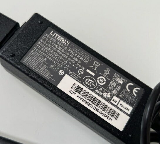 ライトン PA-1400-26 LITEON エイサー acer純正 ACアダプター 19V2.1A DCサイズ：5.5mmx1.7mm