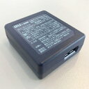 【中古】携帯電話用ACアダプター au 純正品 共通ACアダプタ 03 ネイビー 0301PBA 5V 1A(社外品のマイクロUSBケーブル付属有)