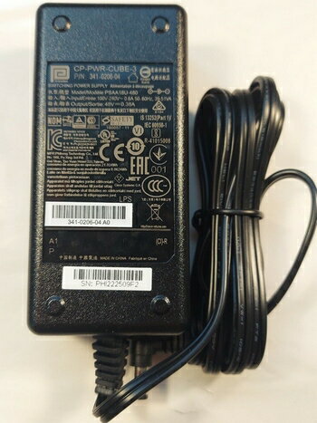 yÁzCisco 341-0206-04 CP-PWR-CUBE-3 PSAA18U-480 48V 0.38A Power Supply for IP Phone 7900iDCTCYF5.5mmx2.5mm) PA-1180-3SA1 ȂǂƓi