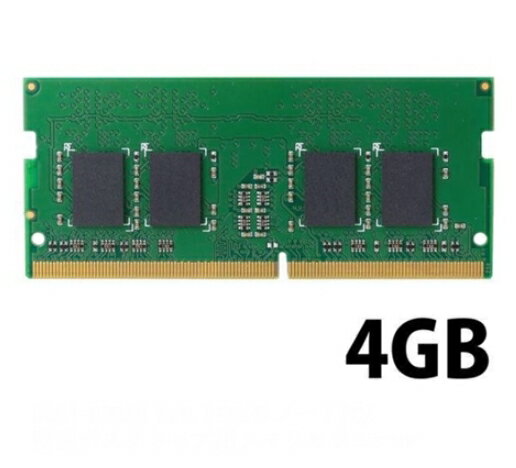 相性保証 ノートPC/薄型デスクトップ用4GBメモリモジュール PC4-2400対応（DDR4-2400/PC4-19200S）260ピン DDR4 S.O.DIMM（UnBuffered Non-ECC）