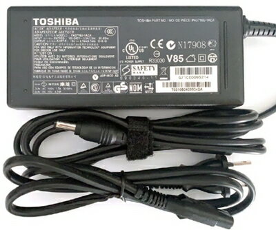 東芝純正ACアダプター Satellite A665 M305 C650 C655 AX/55E AX/55EP AX/57E Qosmio F40/85D/dynabook TX/66PLWHなどのノートパソコン用 ACアダプタ 19V 4.74A 90W 外径5.5mm 内径2.5mm