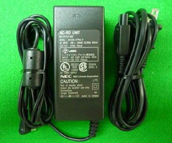 【中古】NEC 純正 ACアダプタ AC-RD UNIT/NG-87413-002/SA120A-2775U-S/27V-750mA