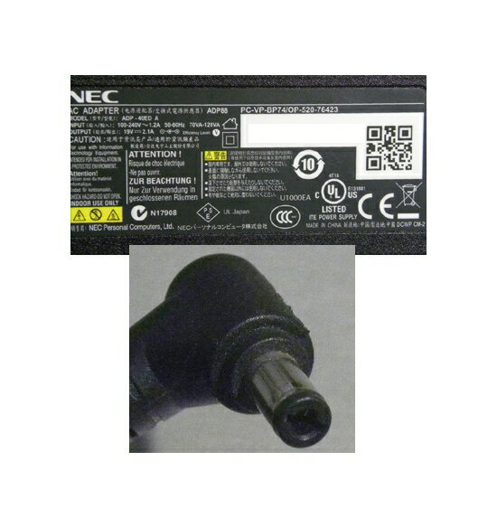 NECLaVieΡPCACץ PC-VP-BP74 OP-520-76423 ADP88/ADP-40ED A 19V2.1A