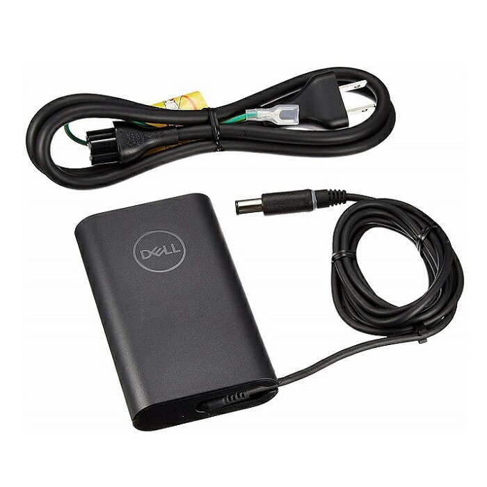 Dell 純正電源アダプタ 現行モデル 65W 薄型電源アダプタ - 65ワットDCサイズ：7.4mmx5.0mmセンター1ピン有（大ピンタイプ）←要確認