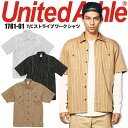 【全品ポイント2倍！5/1】半袖シャツ 1781 ストライプ柄 CAB United Athle メンズ イベント ユニフォーム 作業服 作業着【XXL-5XL】