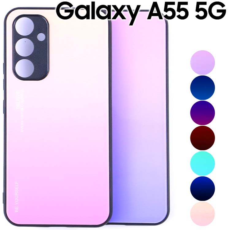 Galaxy A55 5G  SC-53E SCG27 ޥۥ  ǡ 饹 ϥ֥å  TPU ...