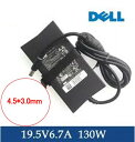 新品 Dell 19.5V6.7A 130W AC adapter DA130PE1-00 LA130PM121 ADP-130DBD Dell RN7NW DA130PM130 HA130PM130 LA130PM130 XPS15 5510 7590 9530 9550 9560 9570 P31F TX73F L502X G3 3579 inspiron 15 5576 5577 7566 7567 7557 7559 17R N7110 xps gen 2 プラグ:4.5×3.0