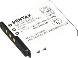 【6/4-6/11限定●全品ポイント5倍】PENTAX リチウムイオンバッテリー D-LI122 未使用 PSEマーク バルク品