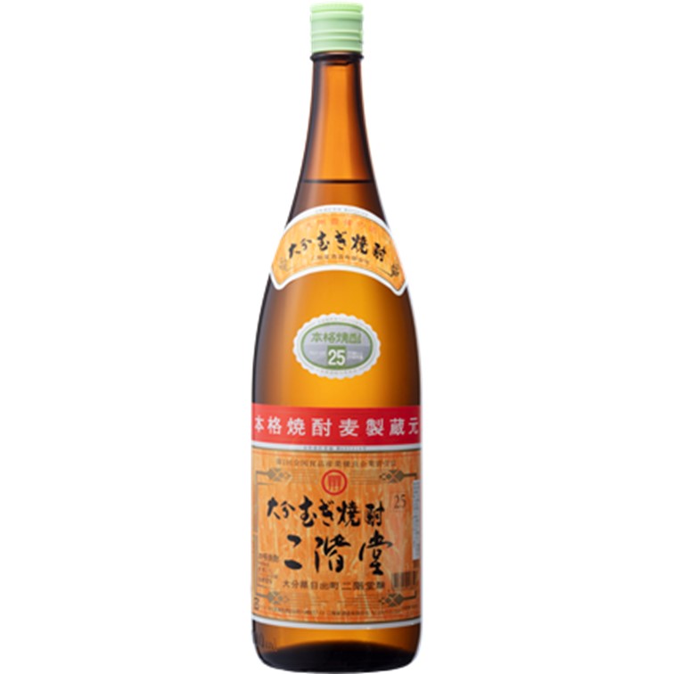 大分むぎ焼酎　二階堂　25度　1.8L / 瓶