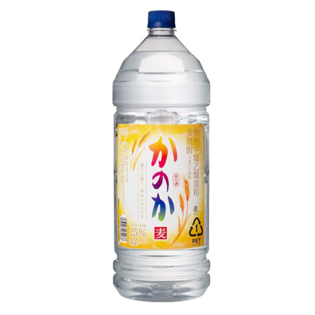 麦焼酎 かのか 25度 ペットボトル 4L / 4リットル 