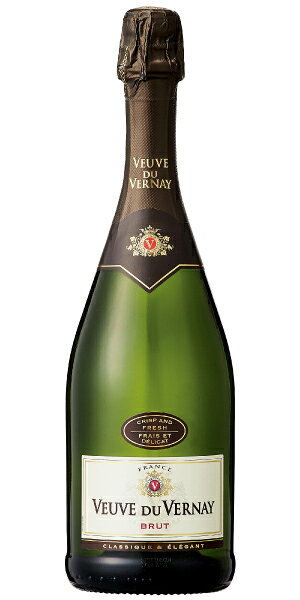 ヴーヴ デュ ヴェルネ ブリュット 750ml/泡/スパークリングワイン/ヴァン ムスー/フランスワイン/クリスマス/クリテール/ワイン王国 五つ星