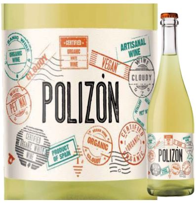 ポリゾン ペットナット ホワイト 750ml / 微発泡ワイン 泡 スペインワイン ペティアン ナチュレル 自然派ワイン ナチュール