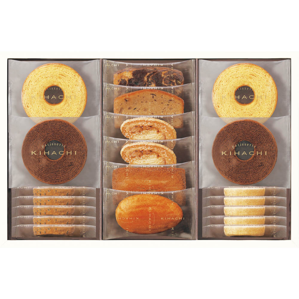 【702】「パティスリー キハチ」焼菓子ギフト K14582御中元 お中元 ギフト 贈り物 贈答 ご挨拶 お祝 お礼 お返し 内祝 プレゼント セット 詰め合わせ 人気 おすすめ 送料込み お取り寄せ カタログ 夏 2026