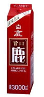 清酒【白鹿】旨口鹿パック 3L /