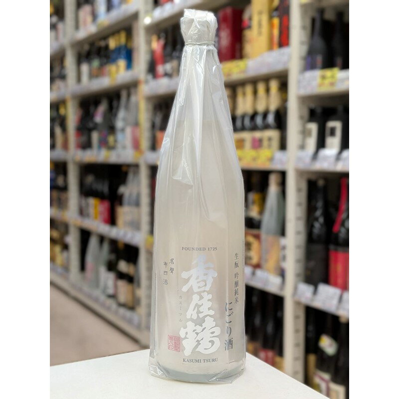 乐天商城 - 香住鶴 生もと吟醸純米 にごり酒 1800ml＼＼クール発送／／1.8L/一升瓶/兵庫県/かすみつる