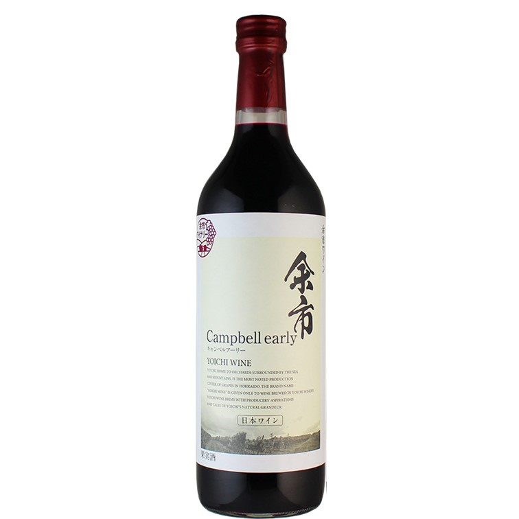 余市ワインキャンベルアーリー 720ml/北海道/日本ワイン/国産ワイン/赤ワイン/日本清酒のサムネイル