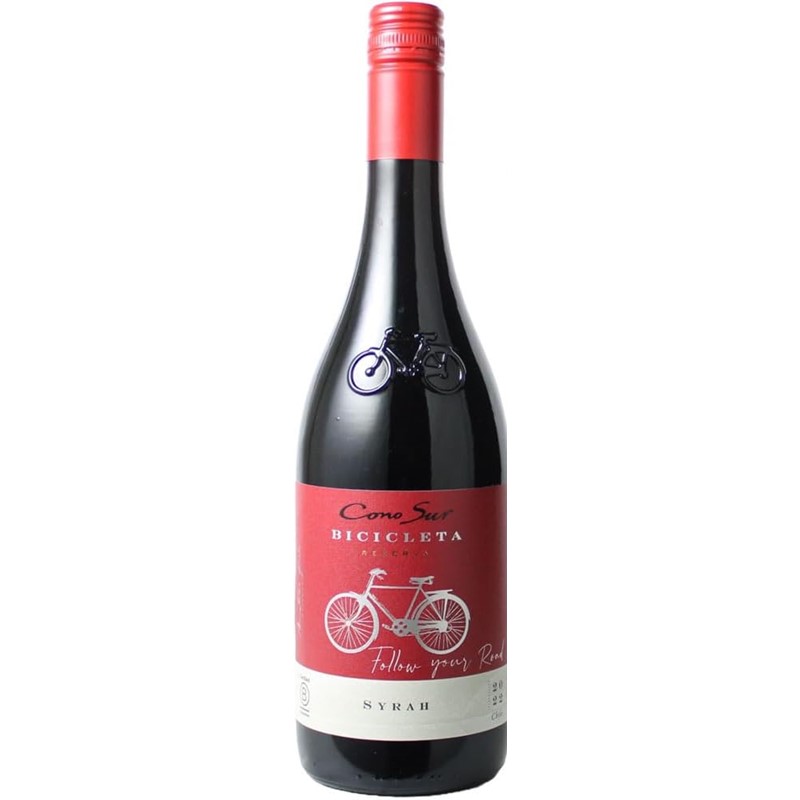 乐天商城 - コノスル シラー ビシクレタ レゼルバ 750ml/チリ産/チリワイン/赤ワイン/辛口/ヴァラエタル/バラエタル