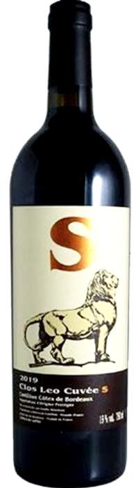クロ・レオ キュヴェS 2019　750ml 【クロ・レオ】赤ワイン　メルロ　メルロー　カベルネ・フラン　カベルネフラン　ボルドー　コート・ド・カスティヨン　篠原麗雄（クール代別途要）