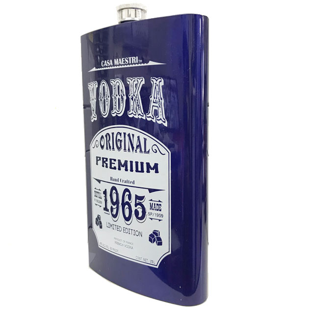 ウォッカ カサ マエストリ フラスクボトル 1750ml /スキットボトル CASA MAESTRI FRENCH VODKA スピリッツ 1.75L フランス