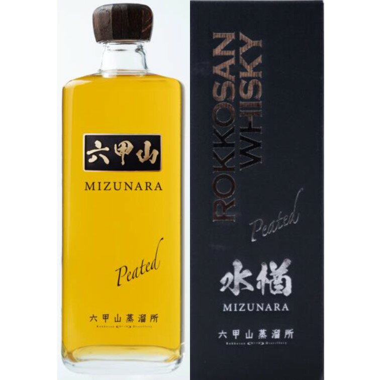 【送料無料(北海道・沖縄は別途)!】六甲山ピュアモルトウイスキー MIZUNARA ピーテッド 42° 720ml 専用カートン入り/日本ウイスキー/WHISKY