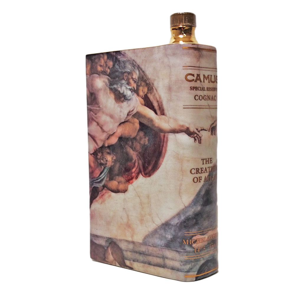 カミュ ブック アダム ミケランジェロ 40度 700ml/camus special reserve cognac the creation of adam michelangelo/