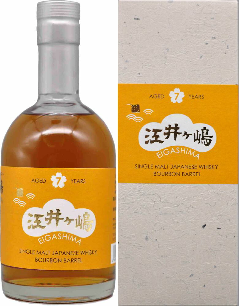 【送料無料（北海道・沖縄は別途）！】シングルモルト江井ヶ島 バーボンバレル7年 50° 500ml /ウイスキー 国産ウイスキー 日本ウイスキー えいがしま ジャパニーズウイスキー