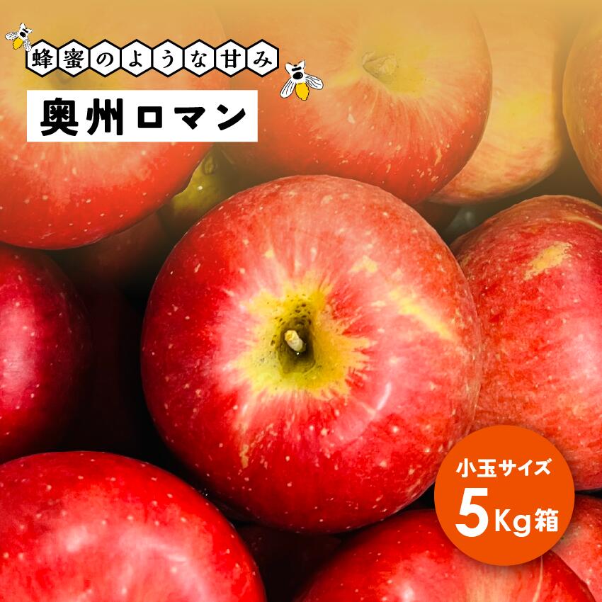 【10%オフクーポン配布中11月30日まで】他のりんごに比べて高いです！幻の林檎 蜂蜜のような甘み 小玉です！「奥州ロマン5キロ箱小玉A品B品」農林水産大臣賞 りんご 長野県産 安曇野 信州産 産地直送 送料無料 5キロ 箱使用 果物 フルーツ 超希少品種 小玉