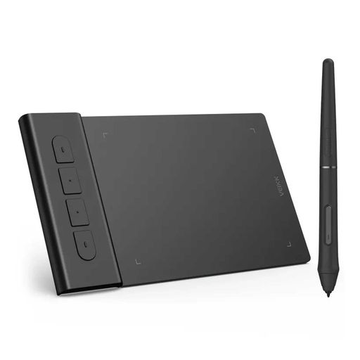 ドローイング 【商品仕様】ペンタブ VK430 本体の厚さは僅か2mm、重さもただ84gです。商品は16cm x10cmの小型サイズで、作業エリアは4x3インチがしかありません。ポケットに収納でき、外出先への使用も大変便利です。お子様や初心者へのプレゼントにもぴったりです。 【高性能】サイズにも関わらず、高機能バッテリーフリーペン(VEIKK-P05)付属で、筆圧は8192レベル、感圧性は5080LPI、読み取り速度は290ppsなどそろえています。読み取り可能高さは10mmです。さらに、OTG変換アダプタを使用することで、Android 6.0以上のスマホとも互換性があります。これにより、VK430 ペンタブレットは多様なプラットフォームやデバイスで簡単にご使用いただけます。左側にショートカットも4っあります。 【ゲームにもピッタリ】本製品は290PPSの反応速度を実現し、ラインをより速く、スムーズにコントロールが可能です。充電不要ペンを付属で、バッテリー切る心配がなく、長くゲームを楽しめます。本製品の使用でぜひゲームも楽しめましょう。