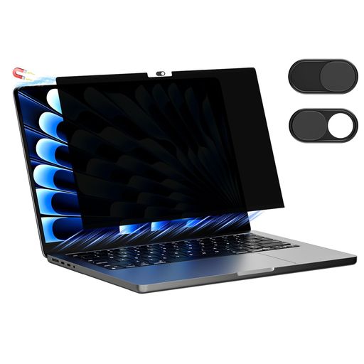 精密フィット、シームレスな一体化: 16.2インチMacBook Pro(2021-2025モデル)用マグネット覗き見防止フィルム専用に設計され、A2485、A2780、A2991、A3186、A3403 モデルに正確に適合します。画面の端にぴったりとフィットし、カメラやセンサーを完璧に回避するため、デバイスの本来の機能に影響を与えません。 優れたプライバシー保護: imluckies 用マグネット覗き見防止フィルムは、高度なマイクロルーバー光学技術を採用し、画面の視野角をプラスマイナス28°以内で正確に制御します。ユーザーだけが画面の内容をはっきりと見ることができます。混雑したカフェ、空港の待合室、オープンオフィスなどの公共の場でも、覗き見を効果的に防ぎ、ビジネス秘密と個人のプライバシーをしっかりと保護します。 二重接着、安定性と利便性: 従来の粘着方法の煩わしさや残留物とはおさらばです。imluckies 用マグネット覗き見防止フィルムは革新的な二重固定設計を採用しています。上部のマグネット式アタッチメントと、洗って再利用可能な下部ストリップです。取り付けと取り外しは簡単で便利です。