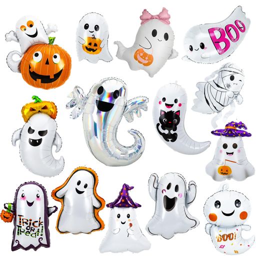 大量なセット:パッケージには合計14個のおばけ ハロウィン バルーンが入っています。ハロウィン飾りはおばけ デザインはそれぞれ異なり、サイズも豊富です。逆止弁が付いているアルミバルーンなので、空気を抜くためにストローも付属しています 多様なデザイン:かぼちゃと幽霊のハロウィン 風船を用意しているので、ニーズによって自由に利用できます。両面テープで壁に貼り付けるとか、ヘリウムガスを膨らませて浮くとか、天井から吊り下げるとか、好きに利用してください 飾りやすい:これらの ハロウィン 飾り付け バルーンはサイズ最大約73x82cm、最小約27x45cmで、それぞれ異なります。インパクトのあるサイズ感で目立ちやすくなります。雰囲気も溢れているので、遠くから認識しやすく、イベントのマスコットや店舗のディスプレイに適用します 幅広く適用:ハロウィン 飾り バルーン 幽霊はかわいくて雰囲気満々なデザインで、ハロウィン 装飾にぴったりです。