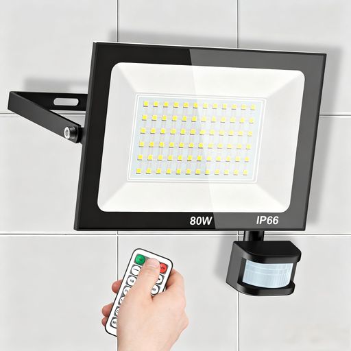 TANKAO 投光器 屋外 80W 常時点灯機能 6500K 120°広角 廊下 駐車場 玄関 倉庫 日本語説明書付き