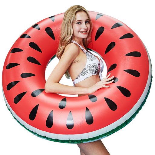 浮き輪 大人用 おしゃれ スイカ フルーツ 映え 可愛い 大きいサイズ ビーチグッズ リゾート 水遊び 1枚