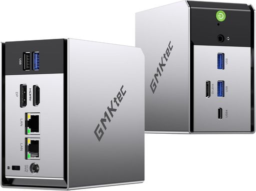 GMKtec NucBox M8 ミニpc AMD Ryzen 5 PRO 6650H LPDDR5 16GB+512GB PCIe 4.0 M.2 2280 AMD Radeon 660M小型pc Oculink/デュアル2.5G