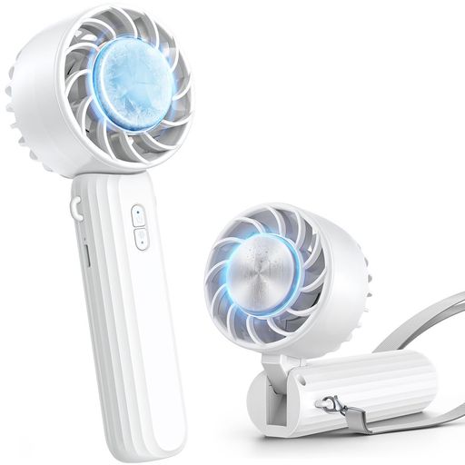 【!!注意】過度の充電電圧はバッテリーを損傷する恐れがあります。5V-1Aの充電プラグをご使用ください。急速充電プラグの使用は避けてください。(誤って急速充電プラグを使用する場合は、充電できないだけで安全に問題はありませんのでご安心ください。)冷却機能は送風機能使用後にのみ使用可能で、単独では使用できません。また、冷却機能を作動させるには、冷却ボタンを押す必要があります。冷感不要の時は取り消すことでより長時間稼働可能。冷却効果は肌への冷却のみで、送風を冷風にすることはできません 【ベルチェ半導冷却プレート・-20°C瞬間冷却】ハンディファンはベルチェ半導冷却プレートを搭載、暑い夏には冷却機能をオンにして、冷却プレートを首、額、手首などに貼り付けるだけで、心地よく氷のような冷たさが感じられます。 夏には欠かせない便利なアイテム 【3段階風量調節・強力送風】ハンディ扇風機は空気力学に基づいたデザインにより、小型なのに送風は強い。5枚の羽根が搭載されて効率的に送風することができます。3段階の風量が調節できますので、強風で暑い夏でも涼しくなります。電源ボタンを押すだけで風量を変えることができます。