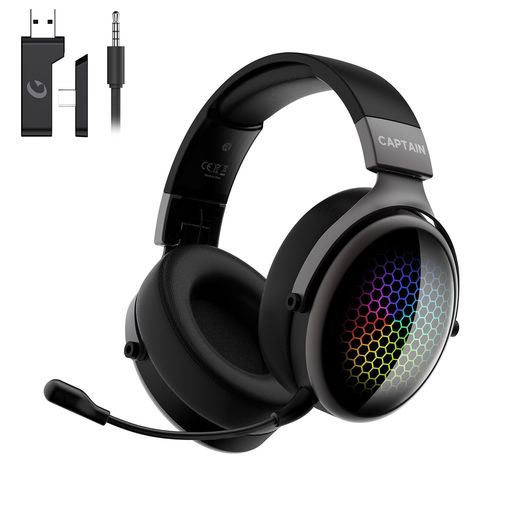 【AOCゲーミングヘッドセット】7.1ch・50mmドライバー/ノイズキャンマイク/4WAY接続2.4G