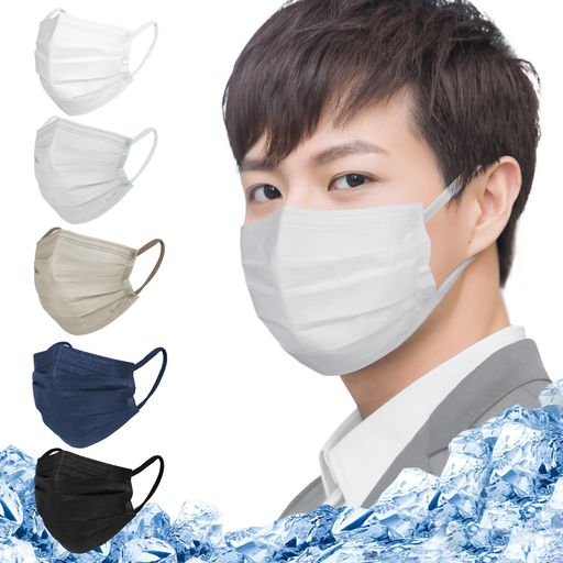 【超大きいサイズの設計】サイズ:約20cmx9cm。このマスクは、ふつうサイズに比べて、幅が2.5cmアップ。男性も使いやすいゆったりサイズで、顔全体をカバーし、より顔にフィットしやすく、口と鼻の保護面積を増やします。マスクは外部からの細菌やウイルスの侵入を守ります。それだけでなく、黒いマスクは紫外線から肌を保護し、日焼けの防止もできます。 【快適な不織布】3層構造の不織布マスクなのでウイルス飛沫やほこり、花粉などのミクロ粒子を 99%カットします。不織布マスクはシルクのようななめらかな肌触りがあるため、長時間着用しても肌荒れの心配がありません。その上、通気性にも優れています。 【独自のノーズフィッター】形状記憶ワイヤーを使用したノーズフィットで鼻から頬のラインにピッタリとフィットして、上部の隙間を小さくして、メガネ曇りにくい!フィット感だけではなく、顔のラインにぴったり沿うためフェイスラインがすっきり見えるようになりました。一般的なプリーツマスクとはまったく違う付け心地、是非体感してみてください。 【耳が痛くならない 】 幅6mmの平ゴム耳ひもは伸縮性よい、肌に優しい素材を使用しています。