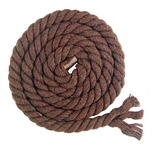 カラー綿ロープ 直径8mm/10mm/12mm/20mm 綿ロープ3ツ打 10M/20M 柔らか 太い 手芸用 天然 コットンロープ 手作り インテリア 飾り DIY (モカ 12mm/10M)