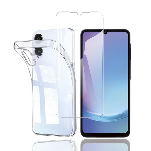 💕【対応機種】:Galaxy A25 5G SC-53F/SCG33 専用強化ガラスフィルム+透明 TPU ケース。 💕【硬度9H&amp;飛散防止】:日本旭硝子素材を採用、業界最高レベルの9H硬度、ハードコーティング技術により、衝撃を緩和し画面の破損を最低限まで抑えます。万が一非常に強い力や落下等の衝撃により破損する場合、破片の飛び散ることはないです。 💕【指紋防止、防油、防水】:ガラスフィルムの表面にはナノコーティングが施されており、特殊な疎油処理されているため、画面感度に影響しなくて、簡単にタッチすることができ、指触りが抜群です。汗や指紋がついているときは、軽く拭くだけで新しい状態に回復できます。 💕【高品質超薄TPU素材】:高弾性TPUの素材を採用したので、落下時衝撃を吸収し、最小限に衝撃を抑えます。の取り外しも簡単であり、装着の際に本体を傷つける心配もありません。、手に持った際のフィット感も好評です。耐久性が高く、長くご使用いただけます。 💕【完璧なフィット感】 スマホカバーの各ボタン部位やスピーカー位置は携帯電話に従って精密設計され、各ボタンにピッタリあって。