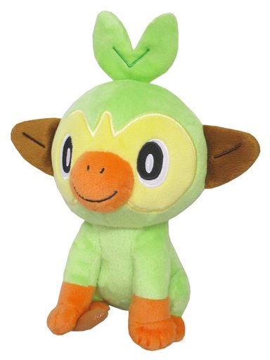 三英貿易 ポケットモンスター ALL STAR COLLECTION サルノリ (S) W15.5xD10.5xH20cm ぬいぐるみ ポケモン PP149